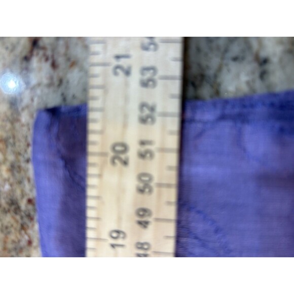 French Laundry Woman Purple Linen Silk Blend Button Up BlousePlus Size 2X - Picture 7 of 16